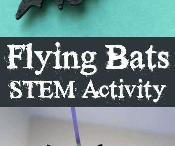 Flying Bats STEM Activity for Kids this Halloween