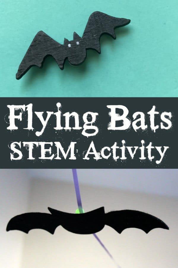 Flying Bats STEM Activity for Kids this Halloween