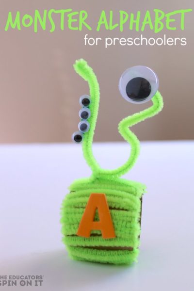 Monster Alphabet Activity for Preschoolers