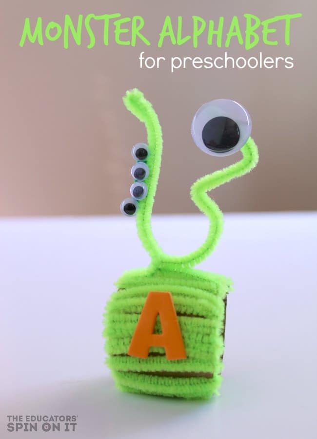 Monster Alphabet Activity for Preschoolers