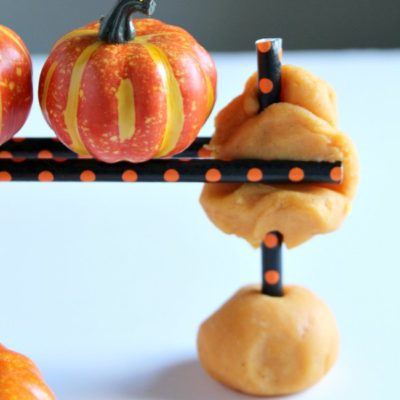 Pumpkin STEM Activity inspired by Five Little Pumpkins for Preschoolers