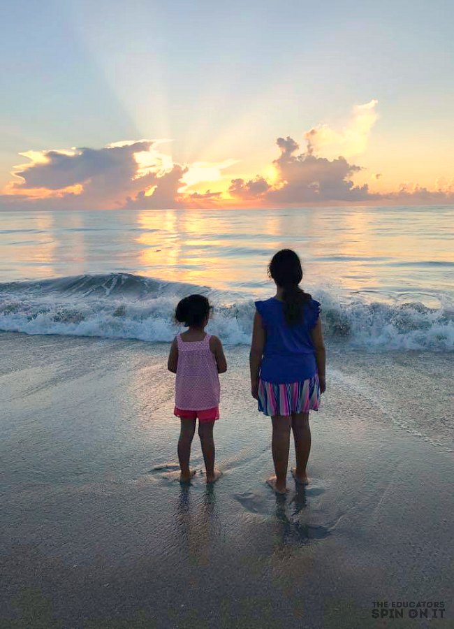 sunrise in vero beach. UNPLUGGING with your family to connect