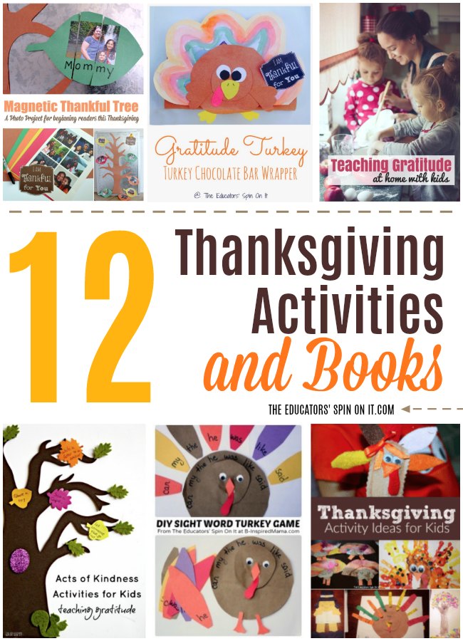 12 Thanksgiving Activities and Books for Kids