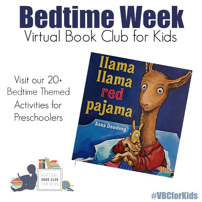 Bedtime Week for Virtual book Club for Kids 