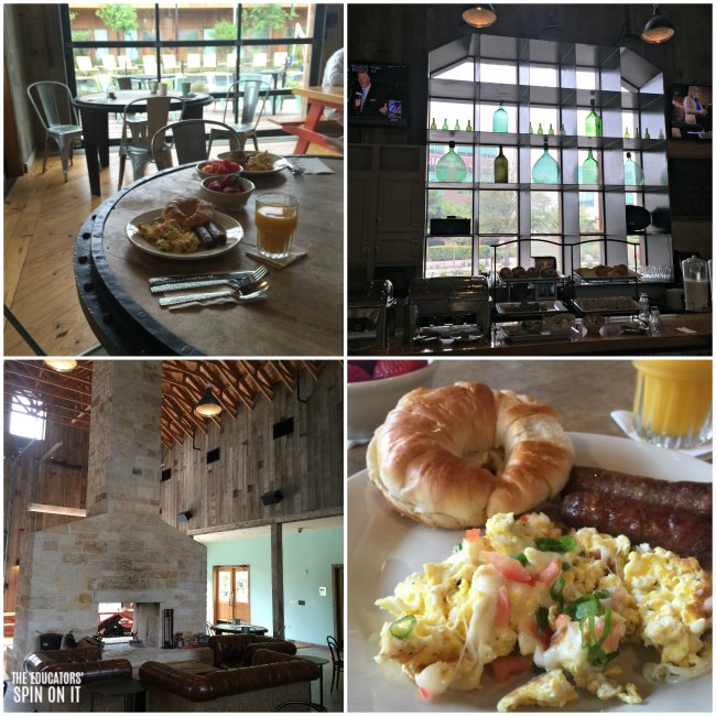 Breakfast Buffet at Lone Star Court Hotel in Austin, Texas
