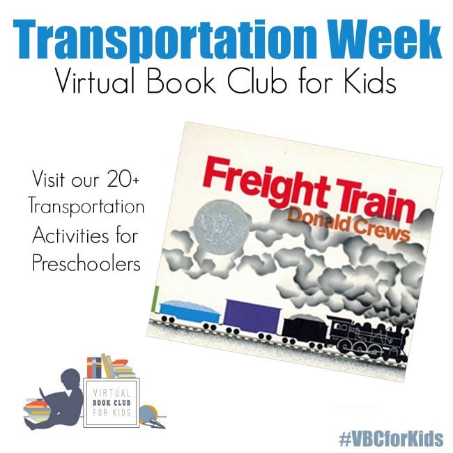 Transportation Week for Virtual Book Club for Kids