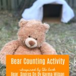 Bear Counting Activity inspired by Bear Snores On #eduspin