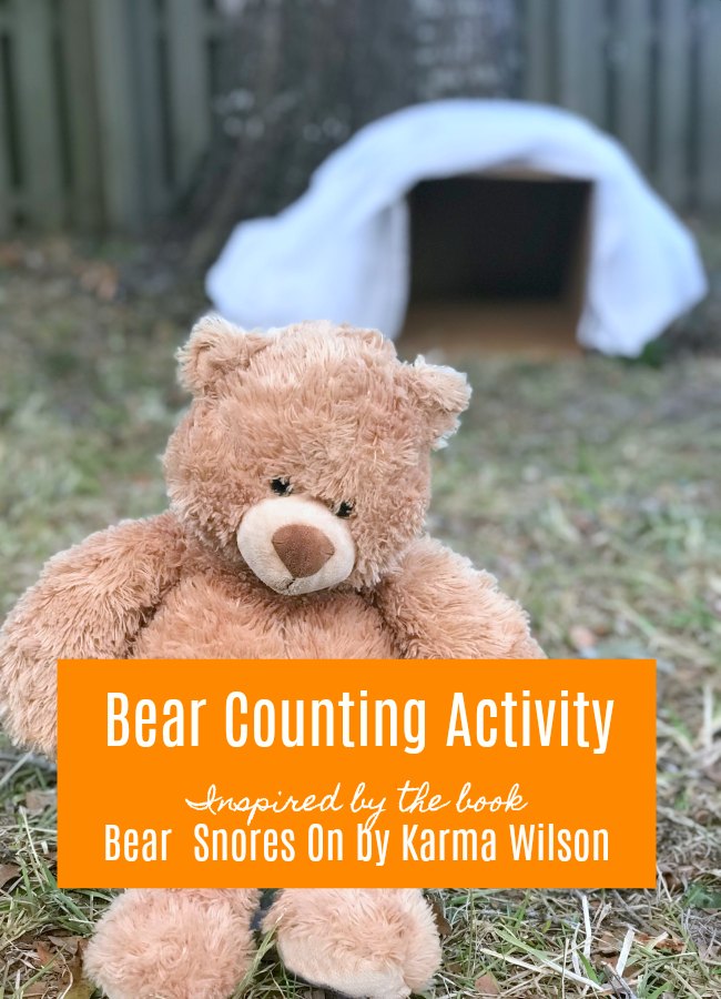 Bear Counting Activity inspired by Bear Snores On 