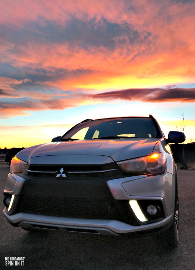 View of a 2018 Mitsubishi Outlander Sport 2.4 at Sunset
