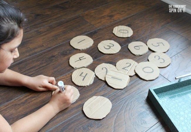 Pancake Themed Number Activity for Preschoolers