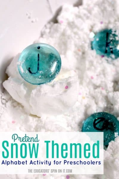 Snow Themed Alphabet Activities for Preschoolers