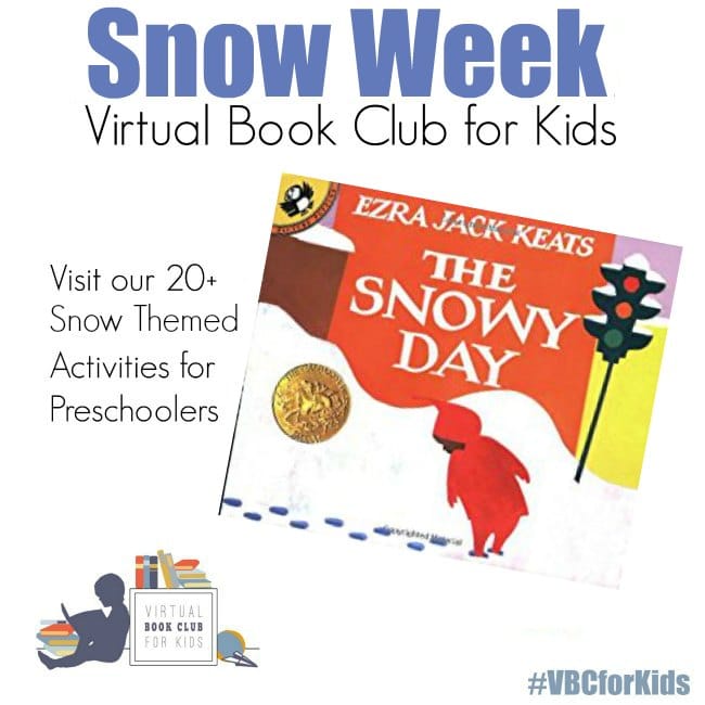 Snow Week for Virtual Book Club for Kids preschooler and Toddlers Activities #eduspin #vbcforkids