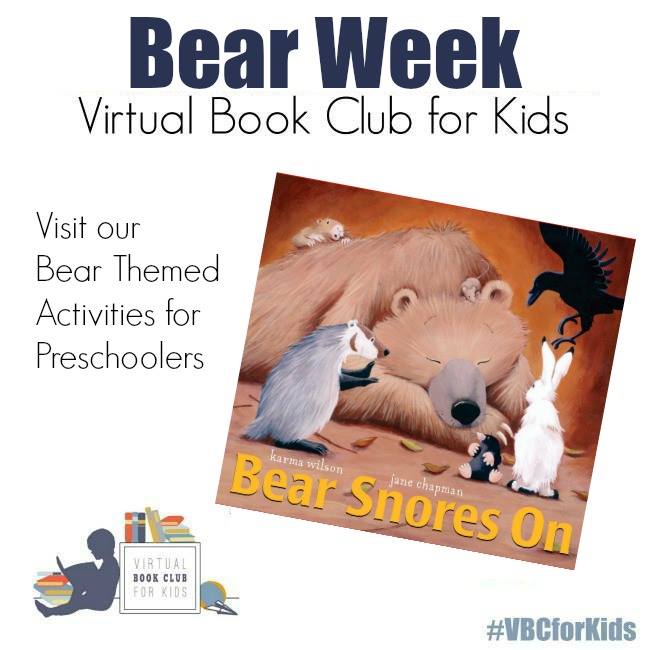 Bear Week at the Virtual Book club for Kids