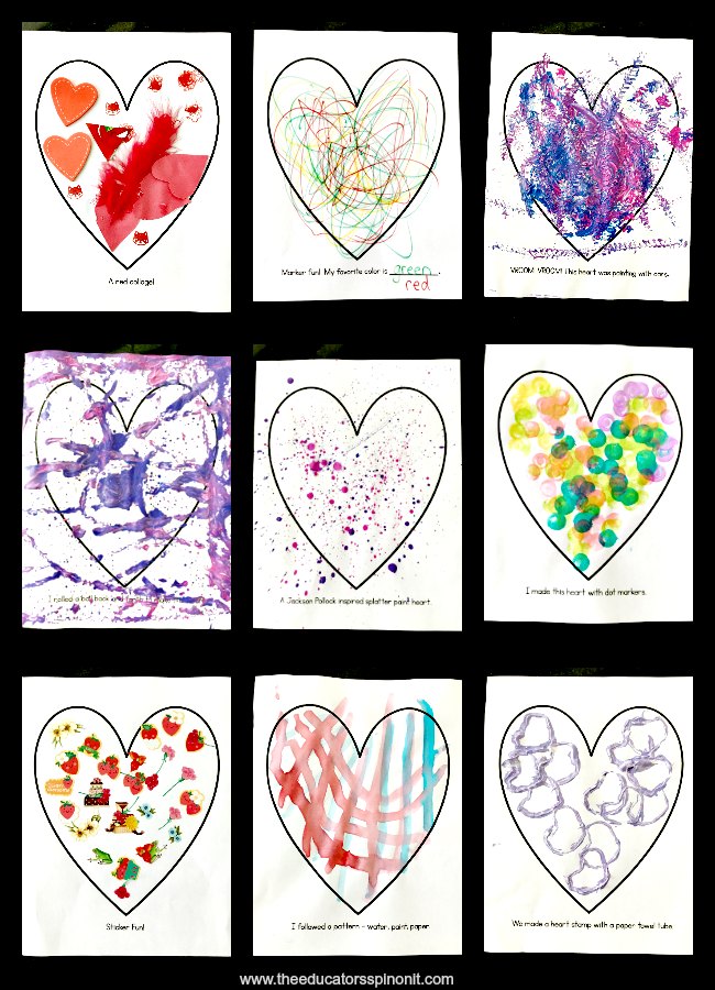 35 Easy Heart Art Projects For Kids