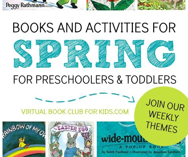 Spring Books and Themes for the Virtual Book Club for Kids