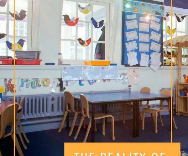 Elementary School Classroom without students