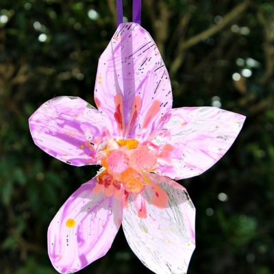 Painted Flower Craft for Kids – A Book Activity Inspired by The Tiny Seed