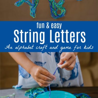 String Letters Craft – A Fun Alphabet Game for Kids