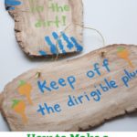 How to Make a Kid Made Garden Sign pin 2