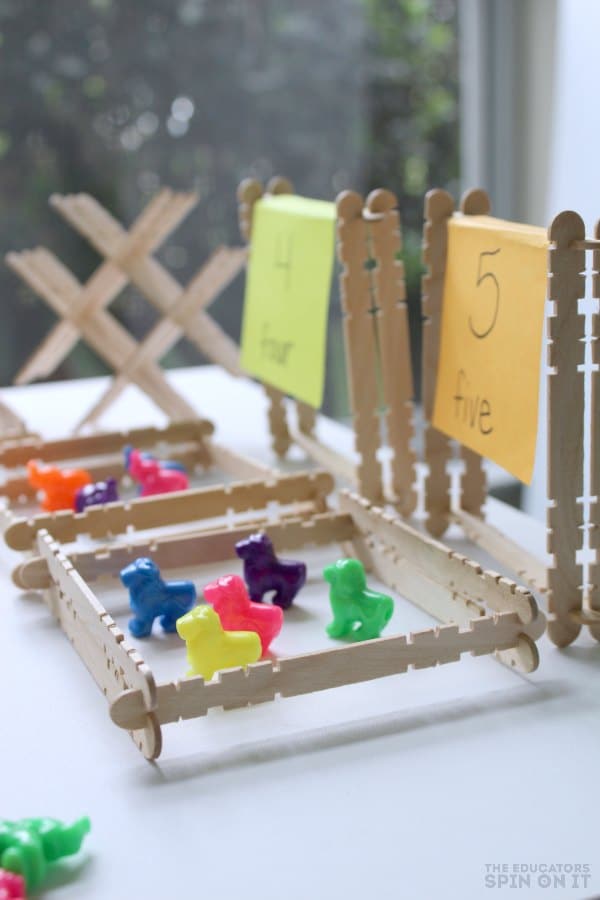 Zoo Math Game for Preschoolers