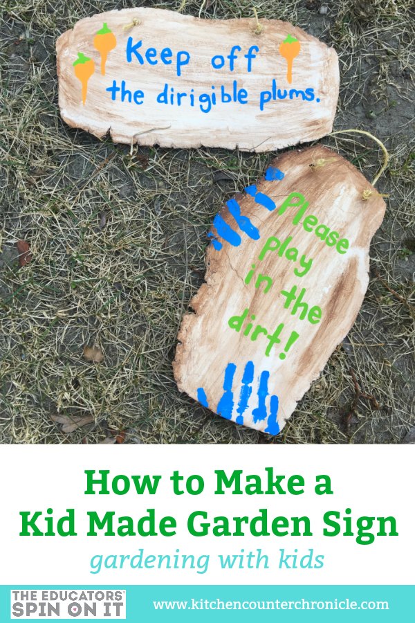 How To Make Kid Made Garden Signs