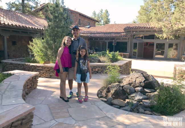 Outdoor Courtyard at the Museum of Northern Arizona