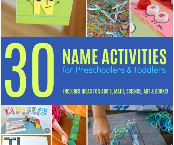 30 Name Activities for Preschoolers and Toddlers