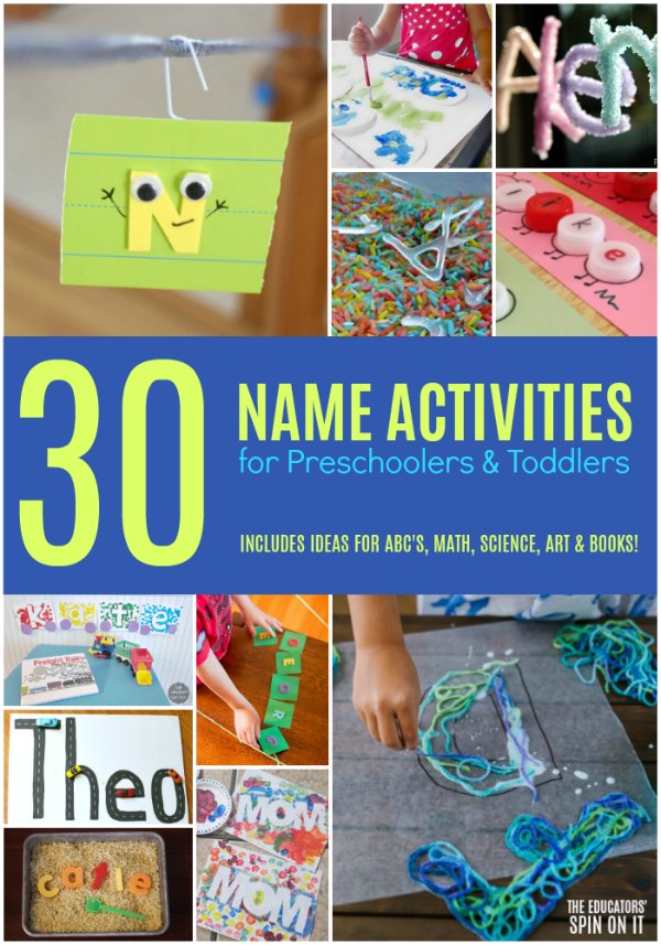 Name Activities For Toddlers