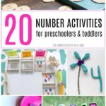 20 Number Activities for preschoolers and toddlers