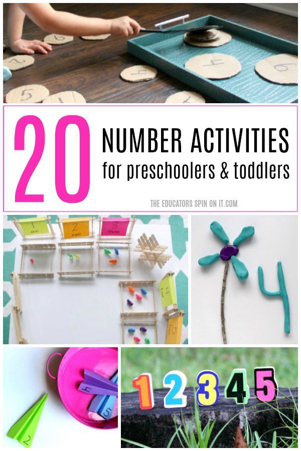 20+ Number Activities for Preschoolers and Toddlers