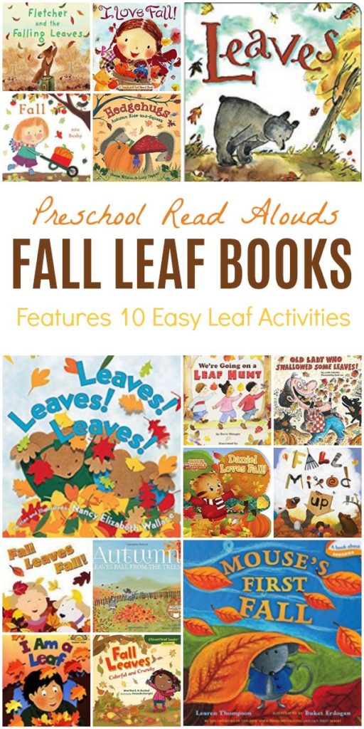 Fall Leaf Books for Read Aloud with Preschoolers and Toddlers