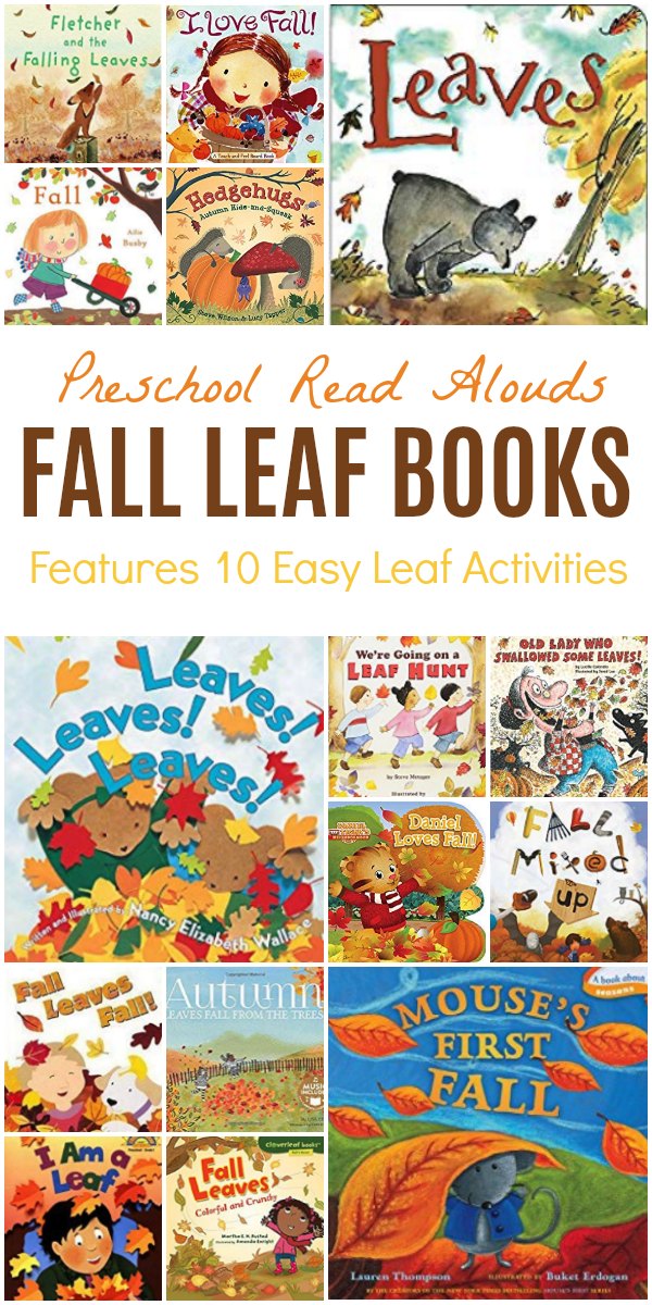 Fall Leaf Books For Read Alouds For Preschoolers And Toddlers The