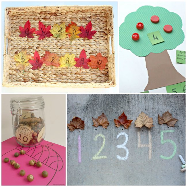 Fall Math Activities for Preschoolers and Toddlers