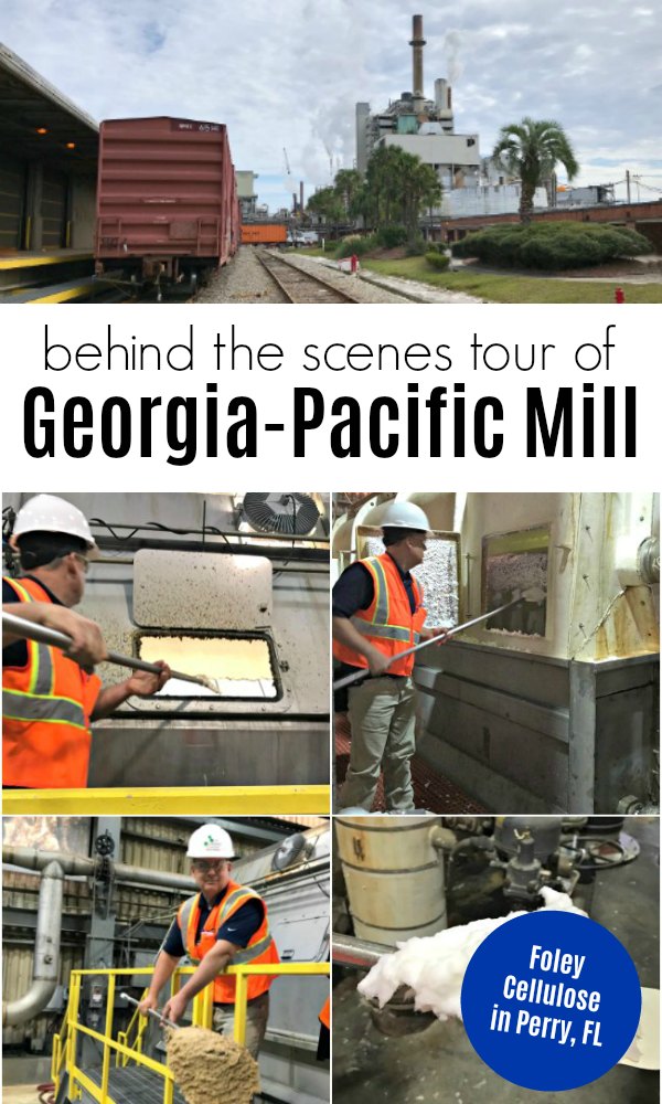 Behind the Scenes tour of Georgia-Pacific Foley Cellulose Mill in Perry, Florida