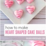 How to Make Heart Shaped Cake Balls for Valentine's Day with Kids