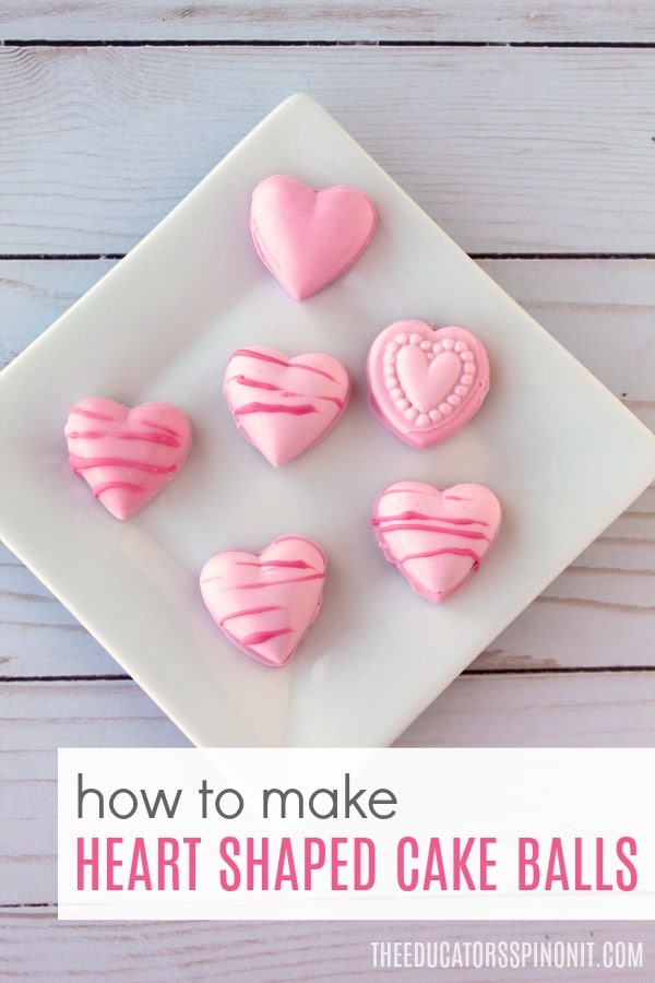 How to make Heart Shaped Cake Balls for Valentines' Day Candy Treat