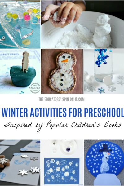 Winter Activities for Preschool inspired by Children's Books