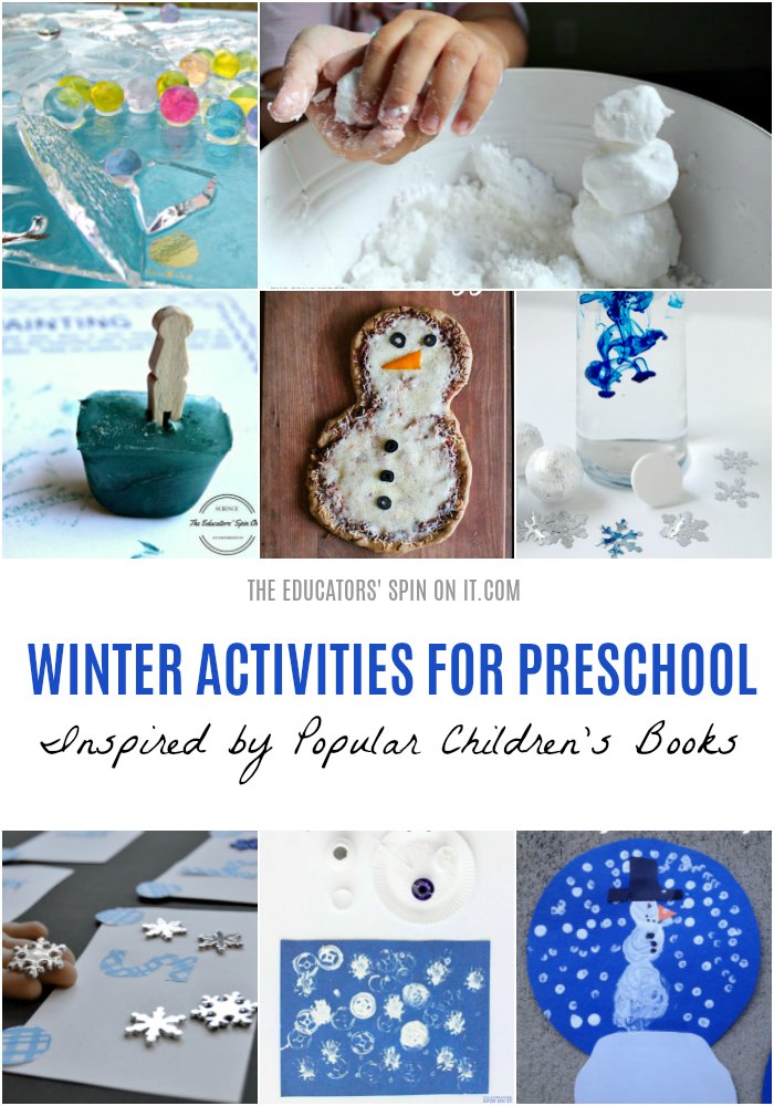 Winter Activities for Preschool inspired by Children's Books