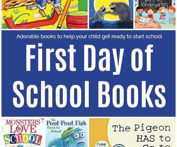 Featured books for the first day of school books.