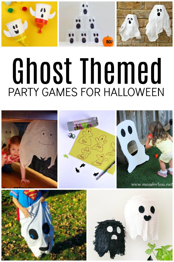 Ghost Themed Party Games for Halloween with Kids 