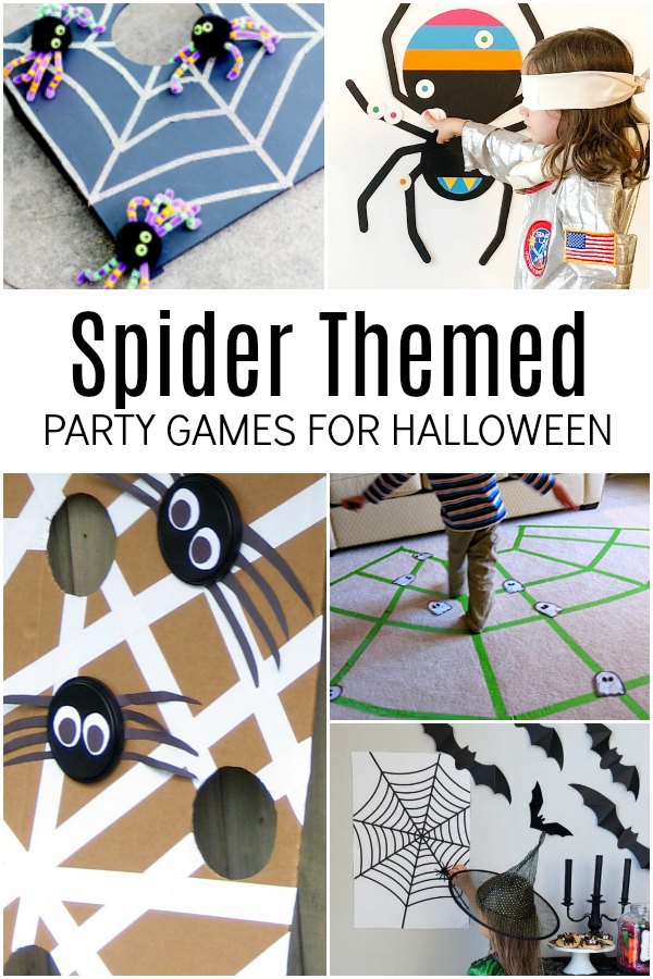 Spider Themed Halloween Party Games for Kids