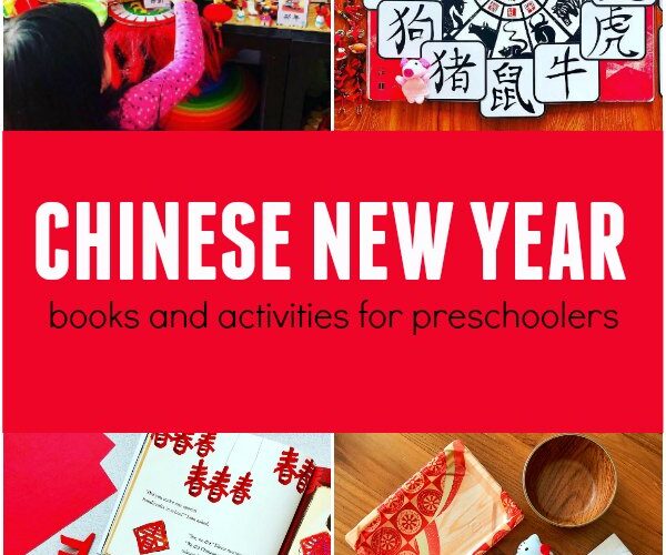 Collection of Chinese New Year Activities for Kids with with boos and activities