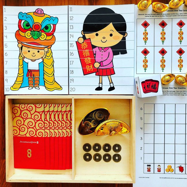 Chinese New Year printables for preschoolers