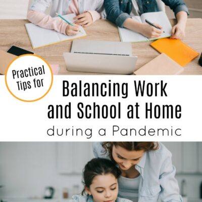 Balancing Work and School at Home During a Pandemic