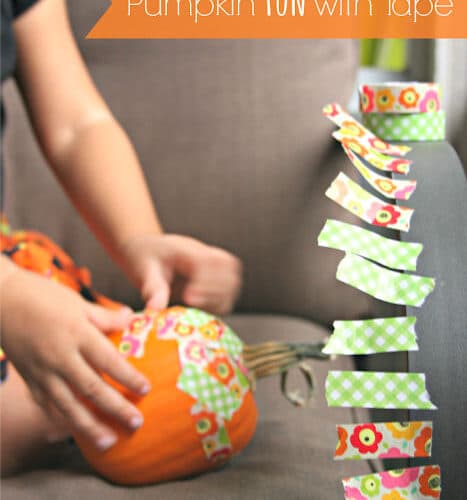 Pumpkin Fun with Washi Tape