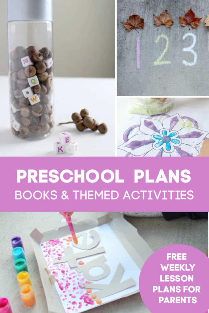 Preschool activities for Kids with themes and books
