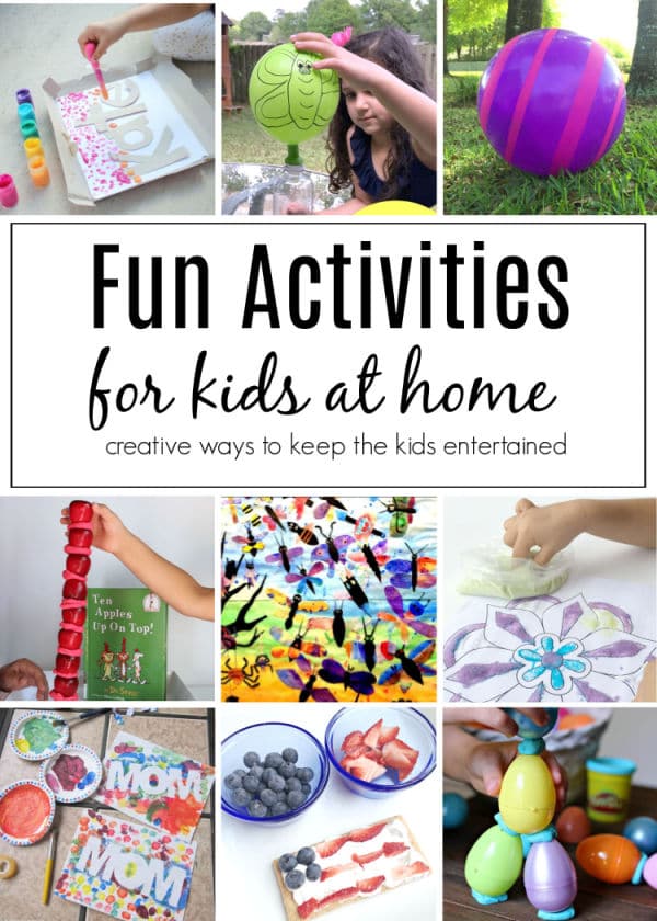 Fun Activities For Kids To Do At Home