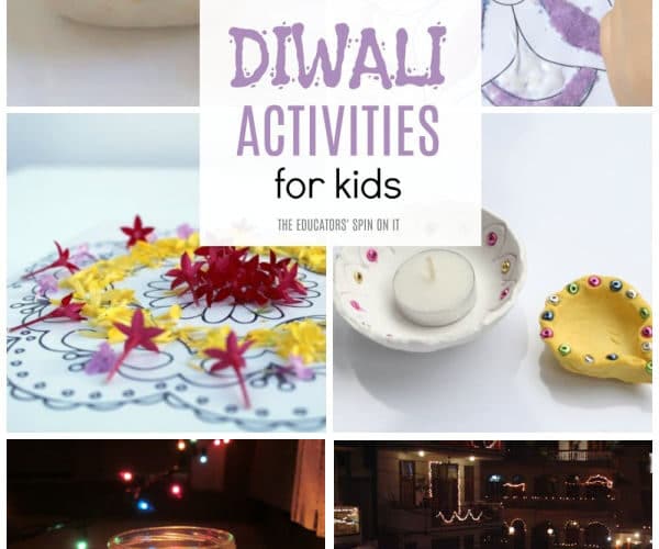 Diwali Activities for Kids with Rangolis, Diyas, Books and more