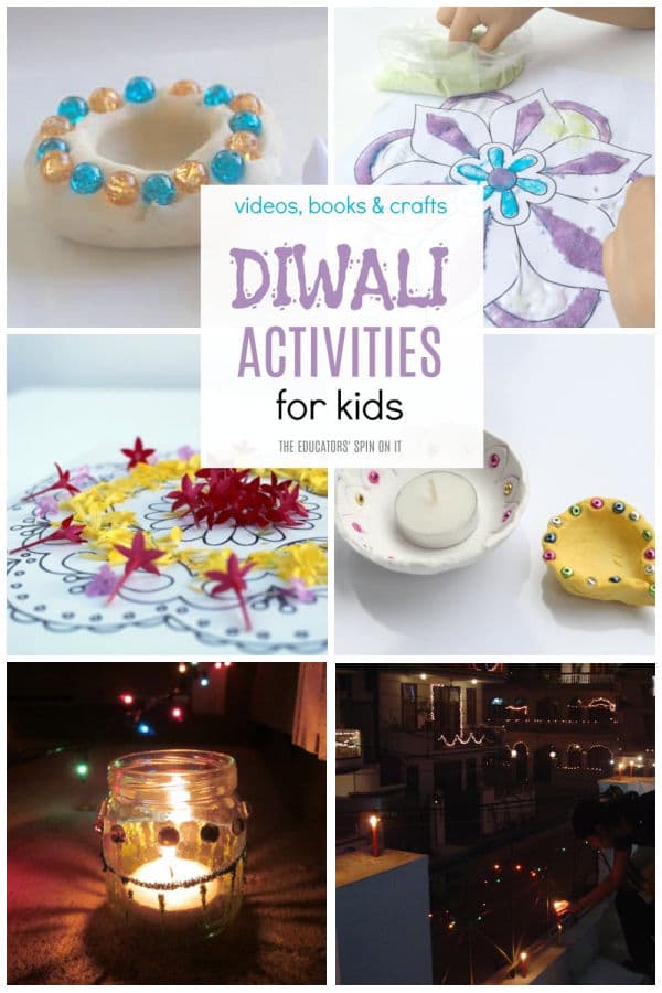 Diwali Activities for Kids with Rangolis, Diyas, Books and more