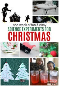 kindergarten christmas science experiments